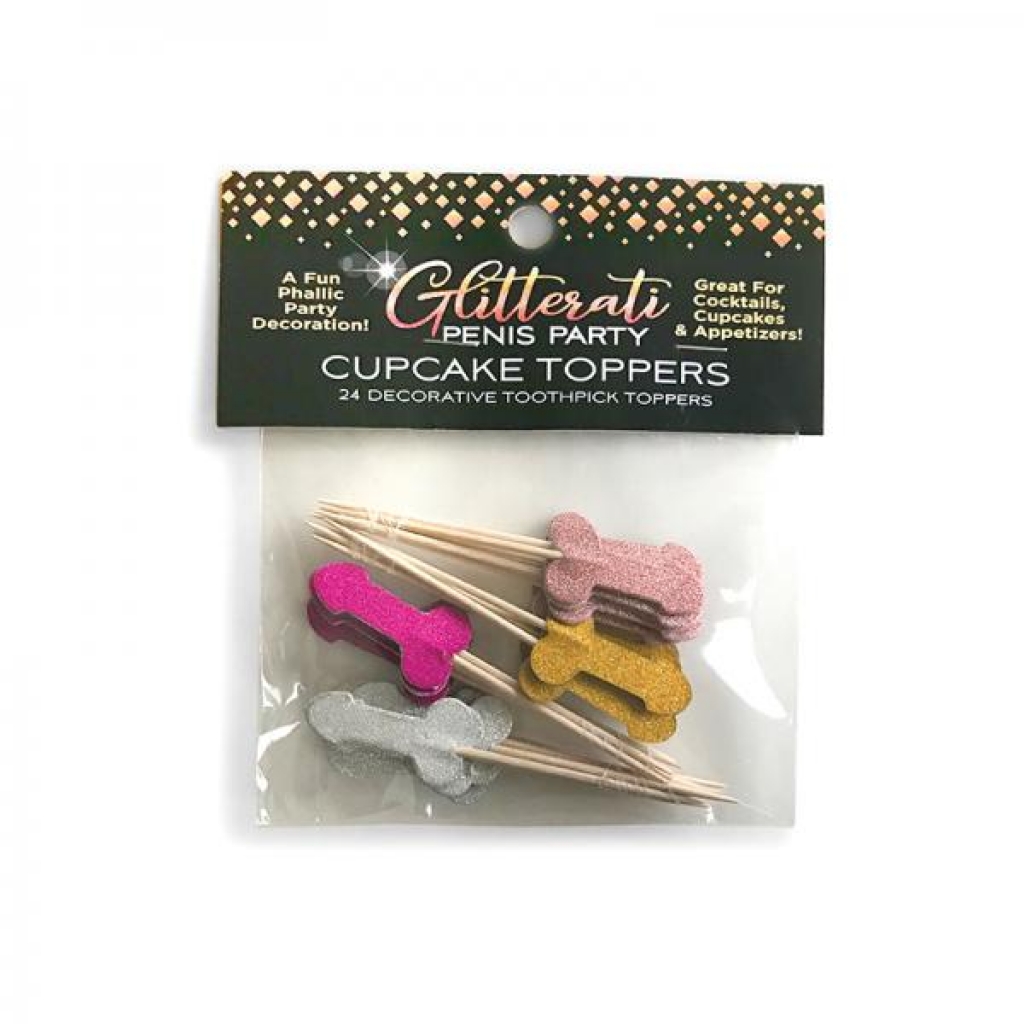 Glitterati Penis Party Picks - Festive Decor for Adult Parties