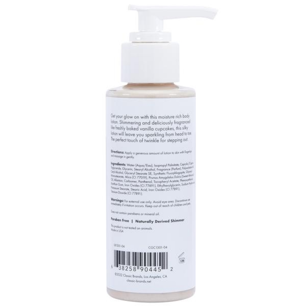 Glow Vanilla Cupcake Shimmer Lotion - 4 Fl. Oz.