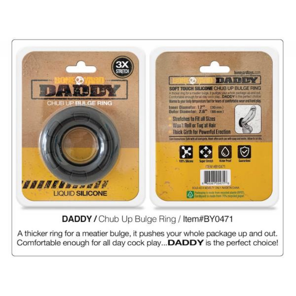 Boneyard Daddy Silicone Ring - Black