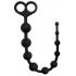 Rooster Perfect 10 Graduated Anal Beads - Black Silicone