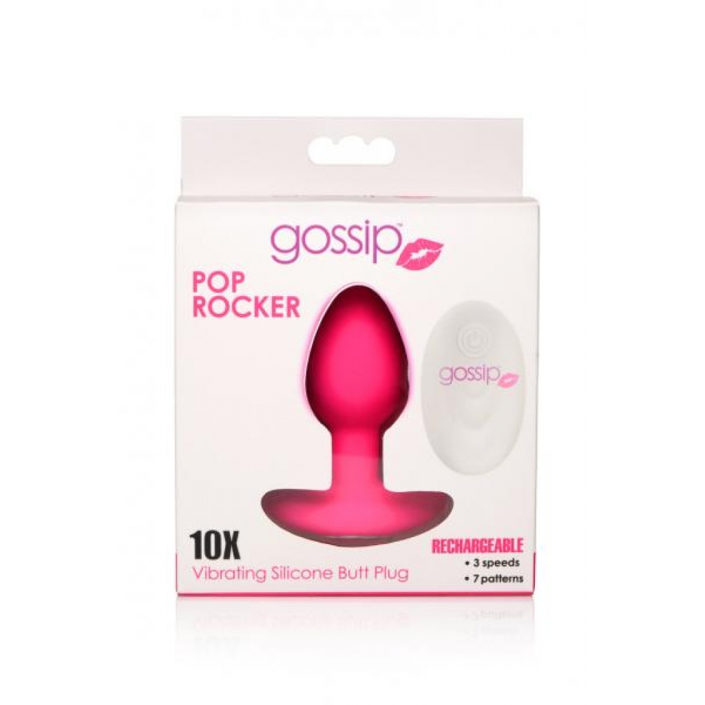 Gossip 10X Pop Rockers Plug with Remote - Magenta