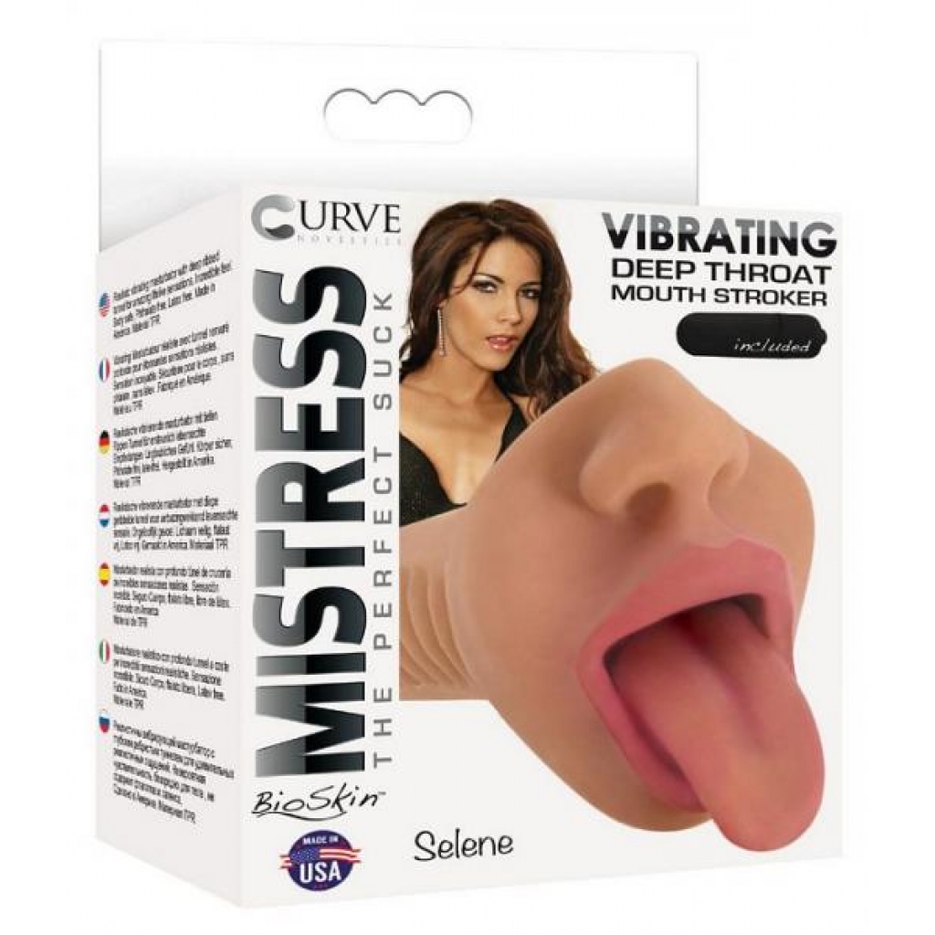 Mistress Selene Mouth Stroker - Latte Tan