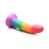 Simply Sweet 6.5in Phallic Rainbow Dildo