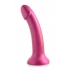 Simply Sweet 7-Inch Metallic Silicone Dildo - Pink