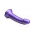 Simply Sweet 7-Inch Metallic Silicone Dildo - Purple