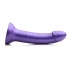 Simply Sweet 7-Inch Metallic Silicone Dildo - Purple