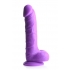 Lollicock 7in Silicone Dong With Balls - Grape