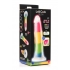 Glow In The Dark 7-Inch Rainbow Dildo