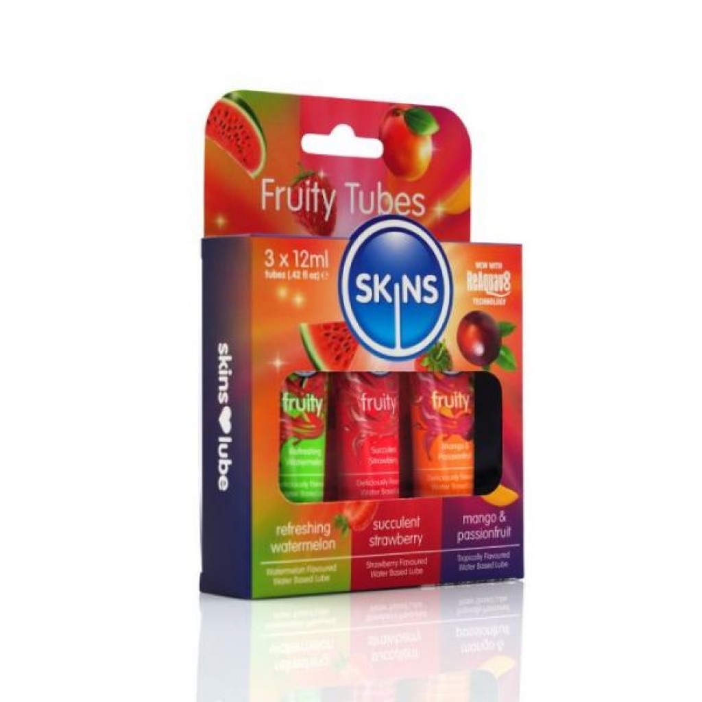 Skins 12ml Sampler Tubes - Vital 3 Pack of Flavored Lubricants