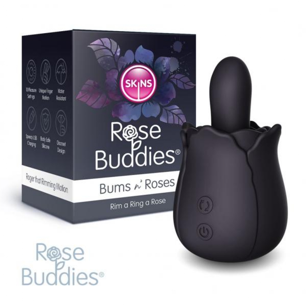 Skins Rose Buddies - Bum N Roses - Black