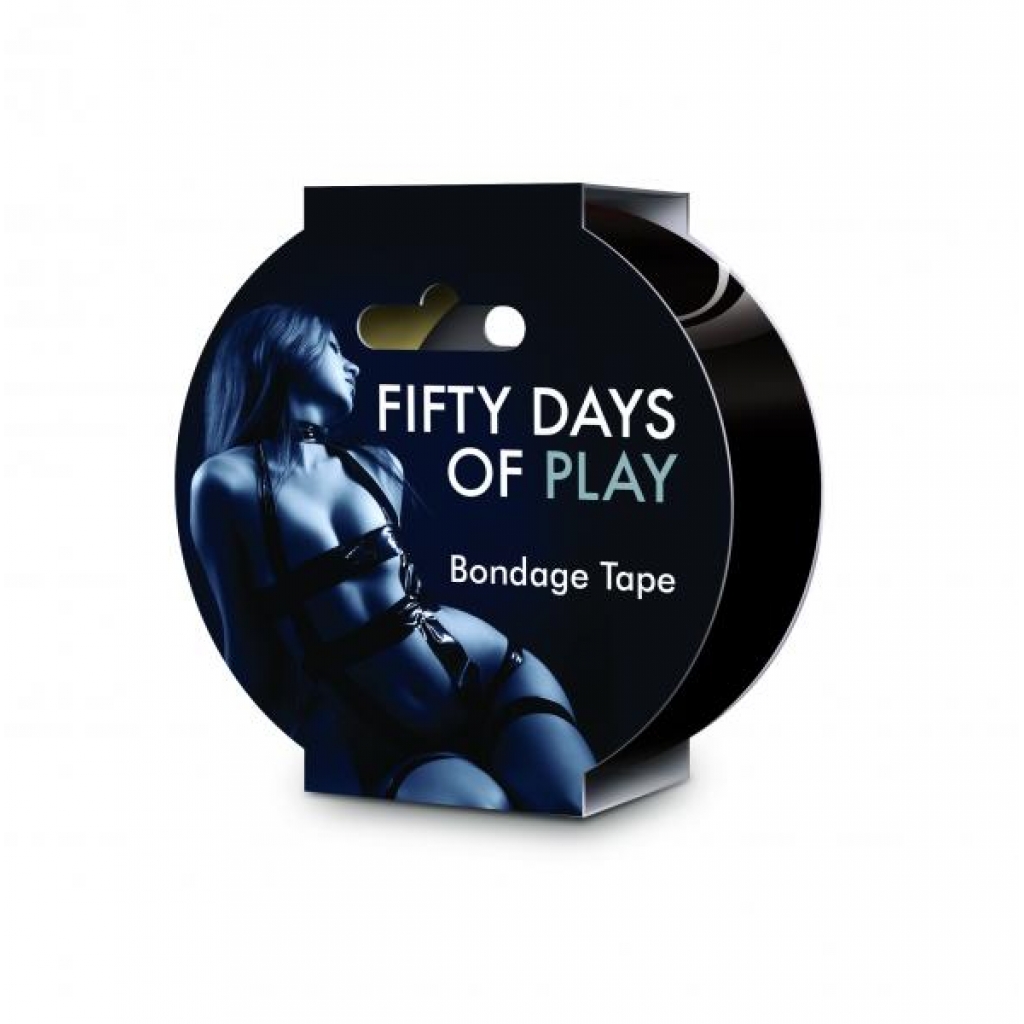 Fifty Days Of Play Non-Stick Bondage Tape - Black