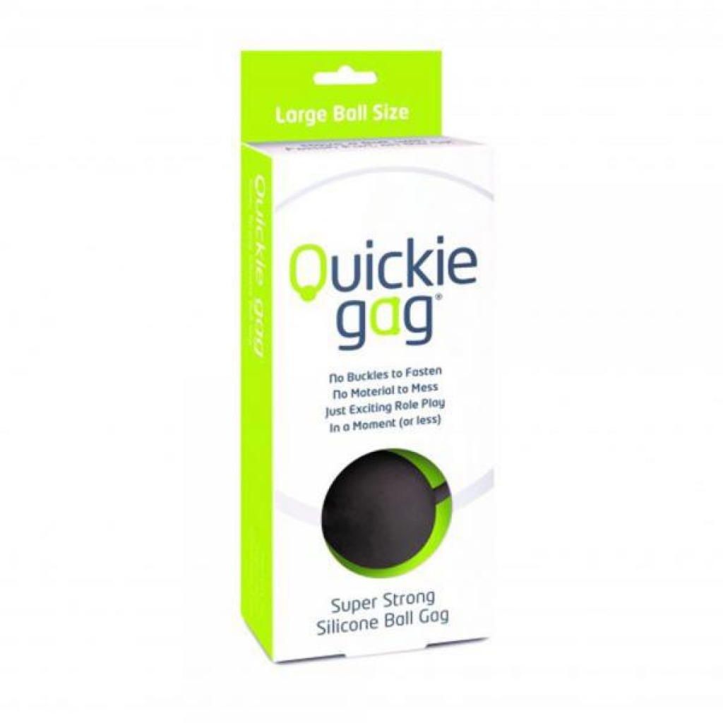 Quickie Ball Gag Black - Large