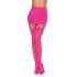 Thigh High Sheer Hot Pink Stockings - One Size Fits Most