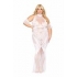 Bodystocking Gown - White - One Size Queen