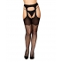 Fishnet Suspender Garter Pantyhose - Elegant Lingerie