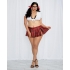 Homeroom Hottie Schoolgirl Costume - White Red Queen Size