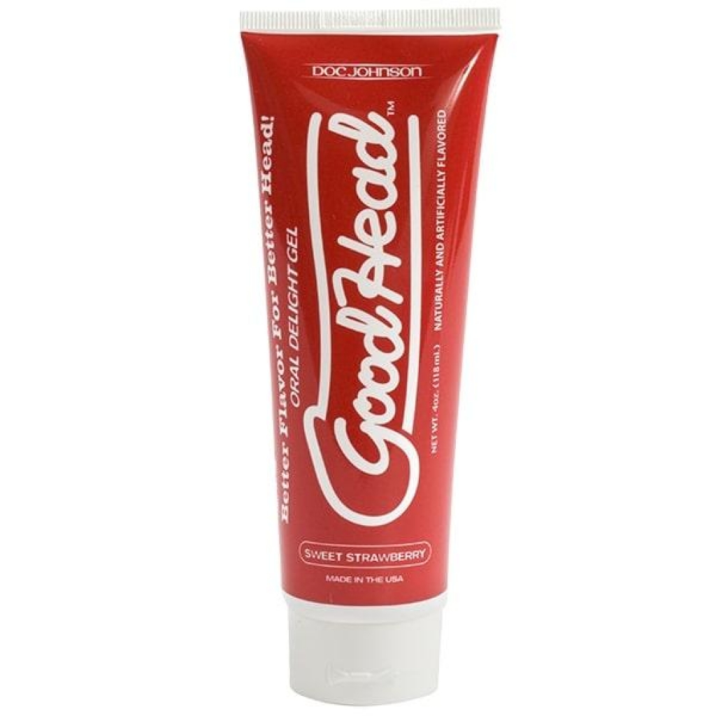 Goodhead Oral Delight Gel - Strawberry 4oz (Bulk)