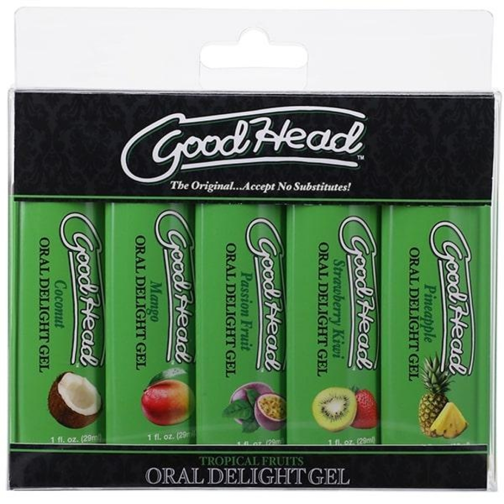 Goodhead Oral Delight Gel - 5 Pack Tropical Fruits