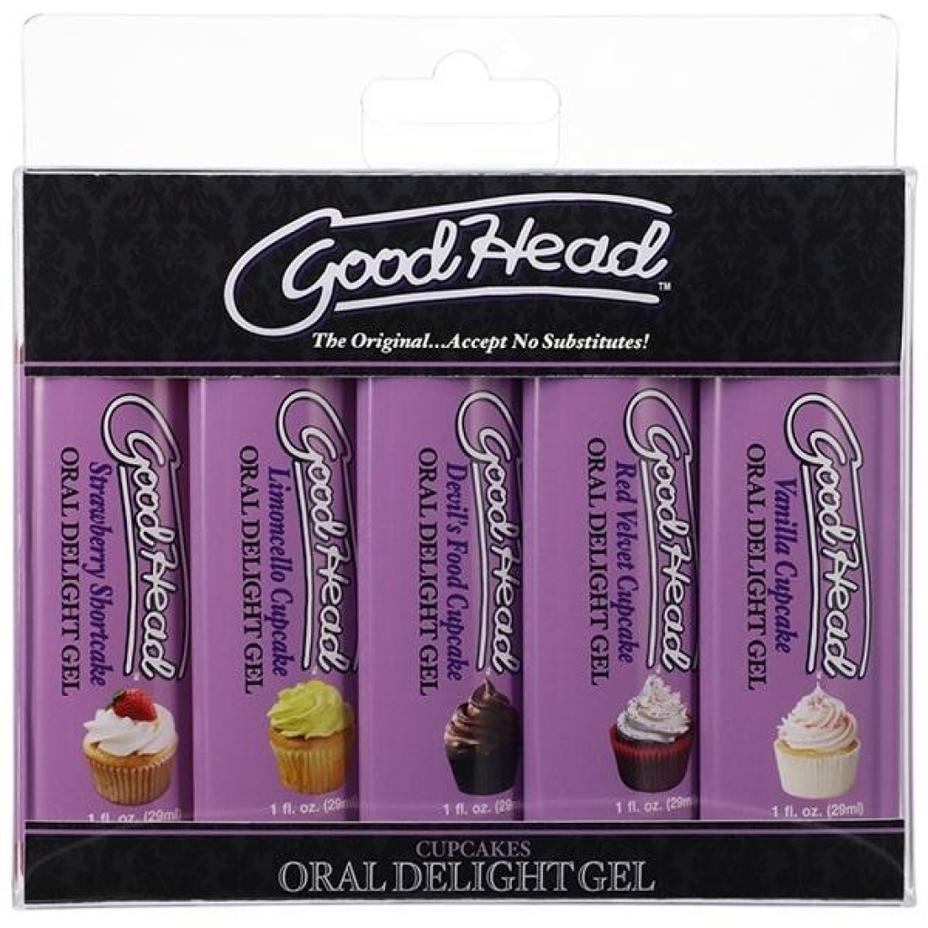 Goodhead Oral Delight Gel 5 Pack - Cupcakes