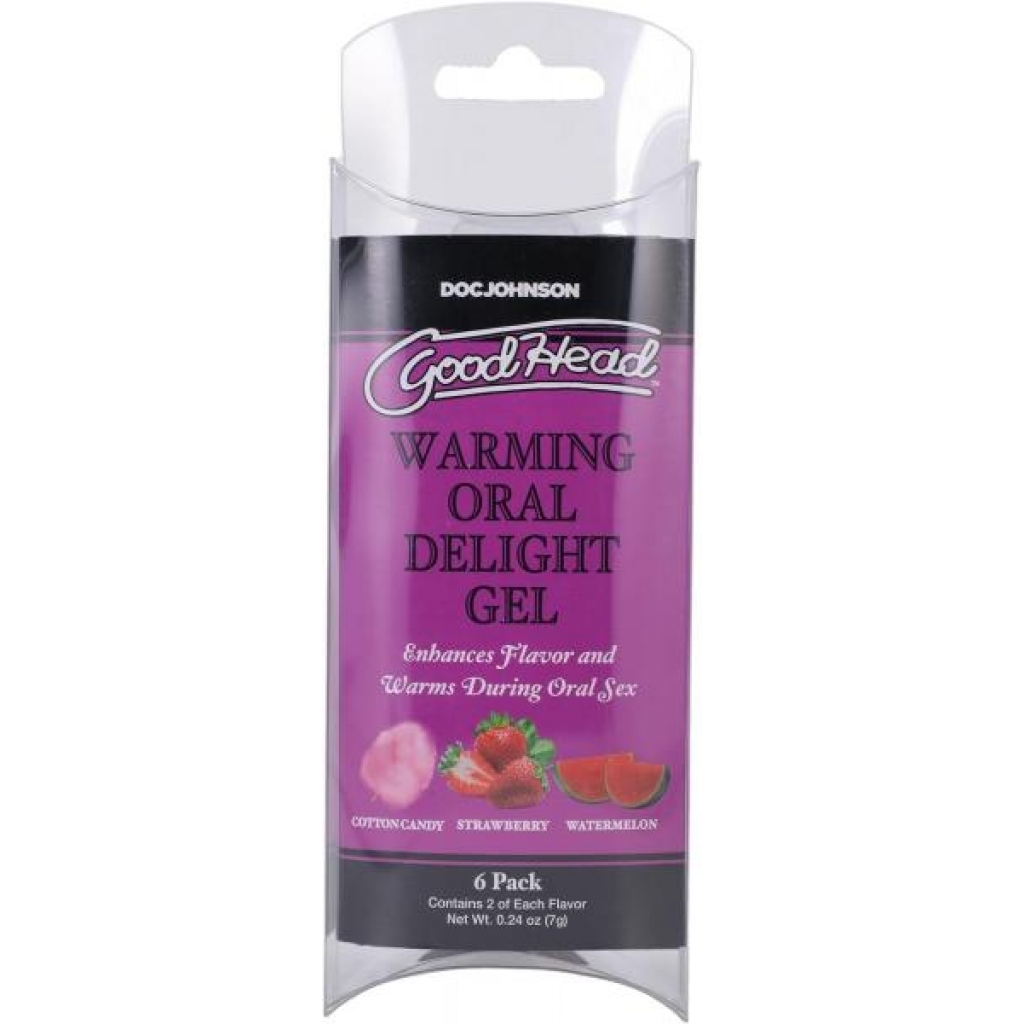 Goodhead Warming Oral Delight Gel - 6 Pack Variety