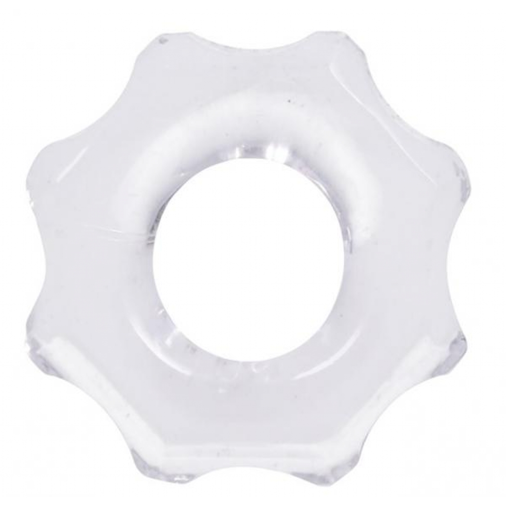 Enhanced Pleasure: Rock Solid Gear Clear Cock Ring