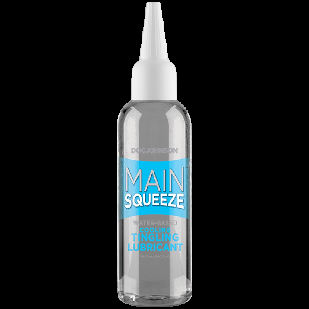 Main Squeeze Cooling Tingling Water-Based Lubricant - 3.4oz