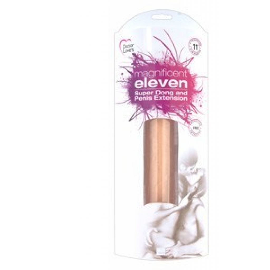 Magnificent Eleven Super Dong Penis Extension - 11 Inch Beige