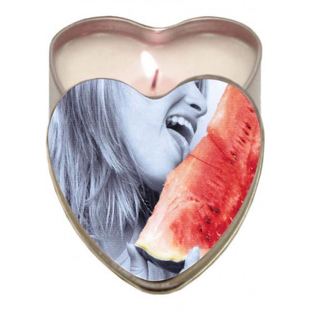 Edible Heart Candle - Watermelon