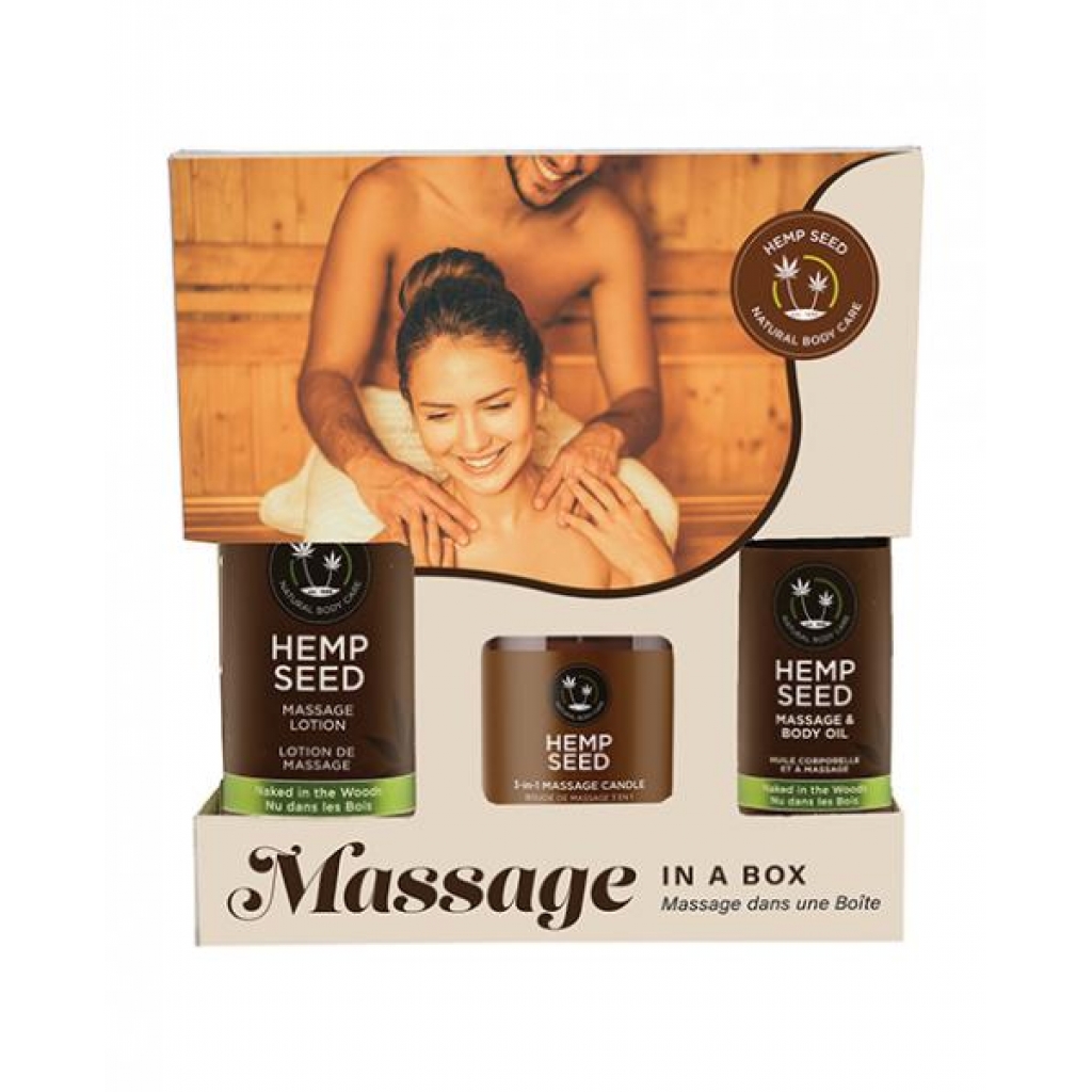 Naked In The Woods Massage In A Box Gift Set