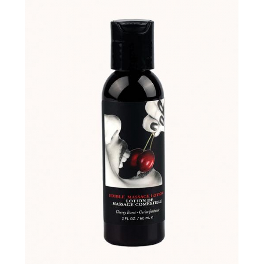 Edible Massage Lotion Cherry 2oz