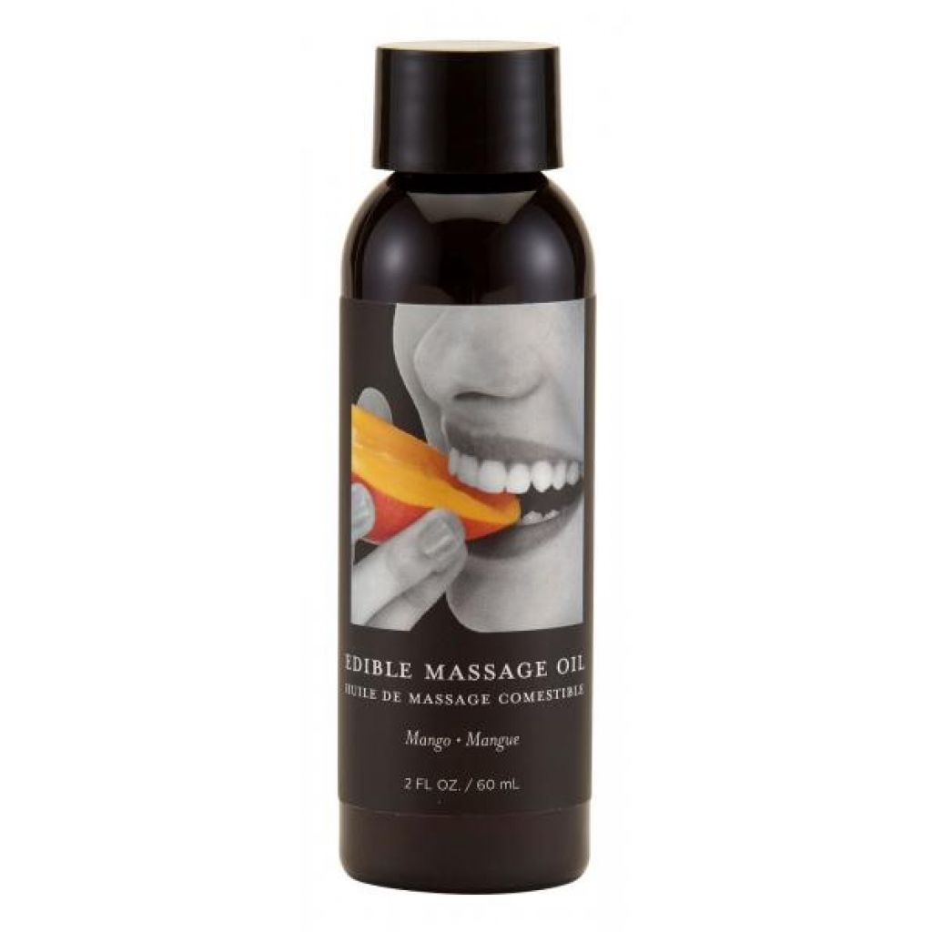 Earthly Body Edible Massage Oil Mango 2oz