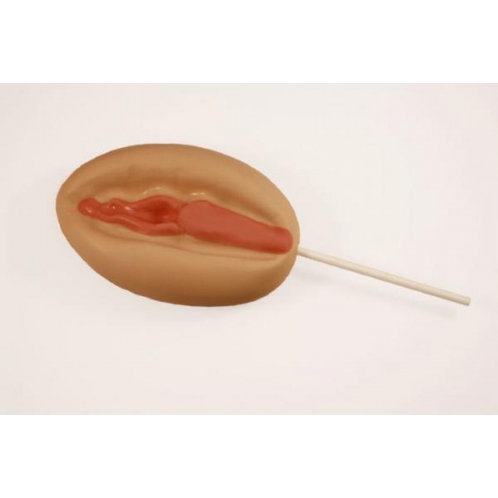 Super Vagina Butterscotch Lollipop - Beige