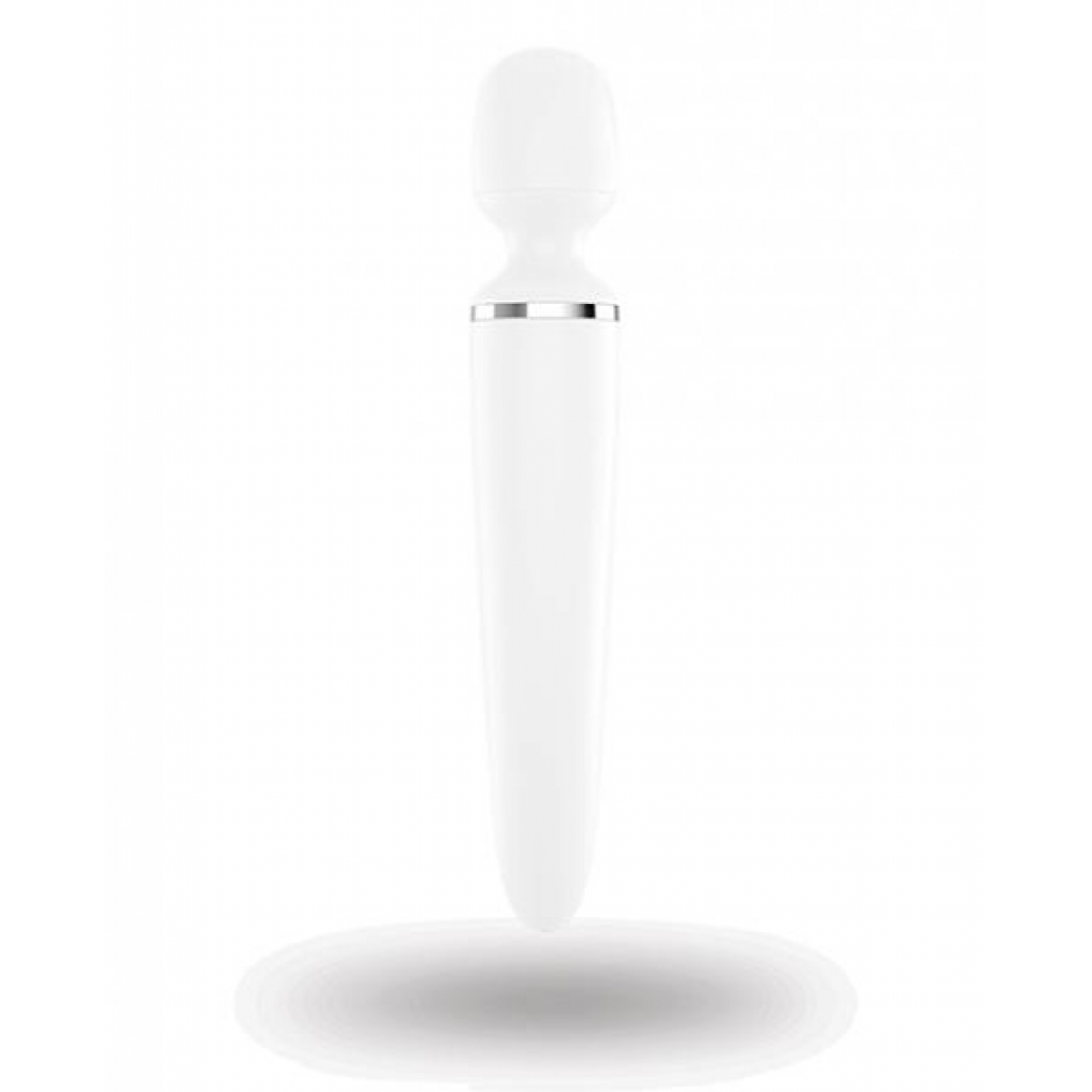 Satisfyer Wand-Er Woman - White & Chrome