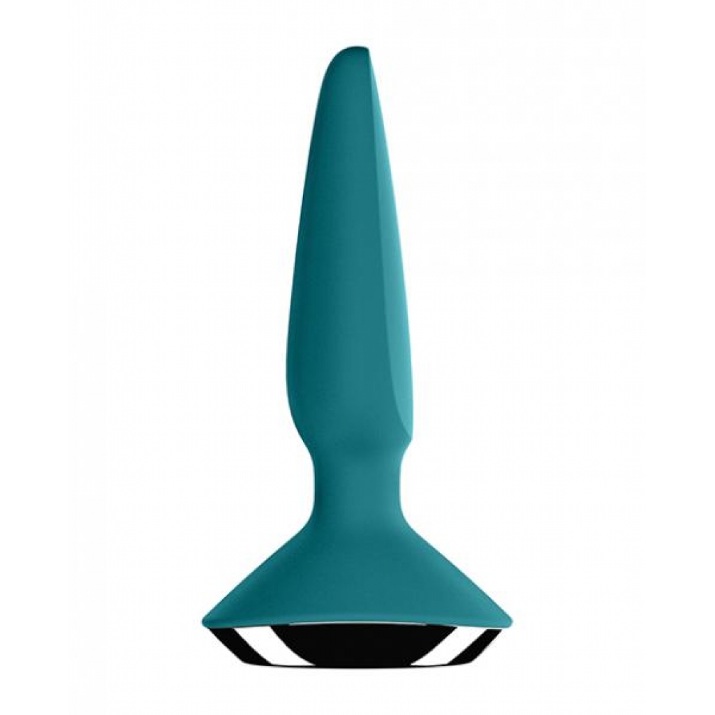 Satisfyer Plug-ilicious 1 Petrol Plug Vibrator - Teal