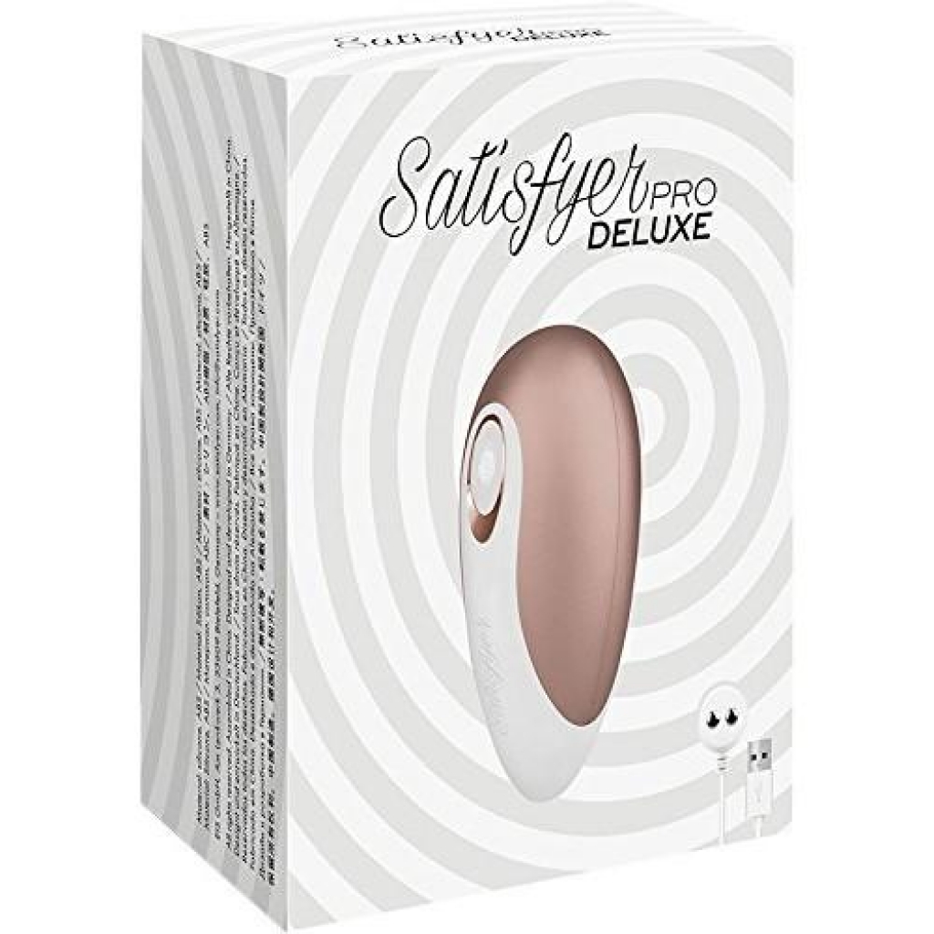 Satisfyer Pro Deluxe Clitoral Vibrator - Tan