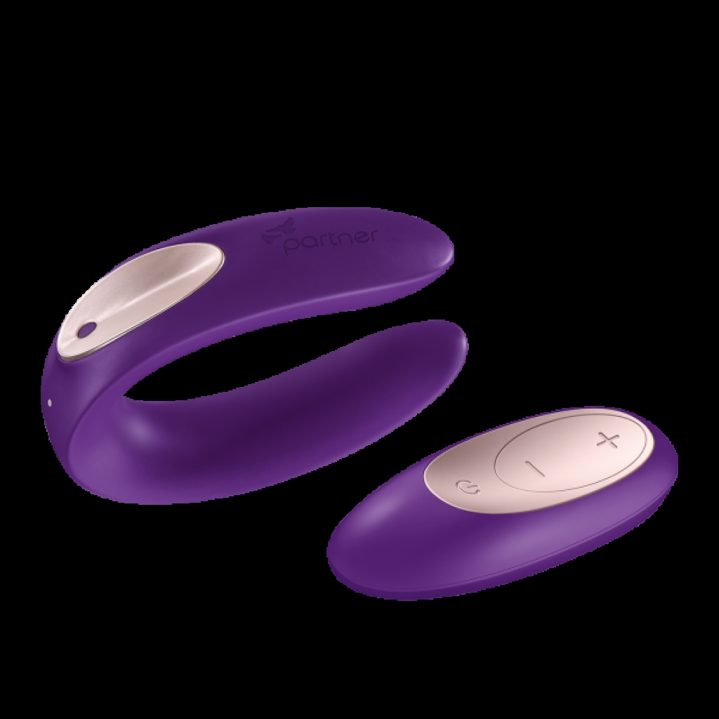 Satisfyer Partner Plus with Remote Control - Purple Vibrator