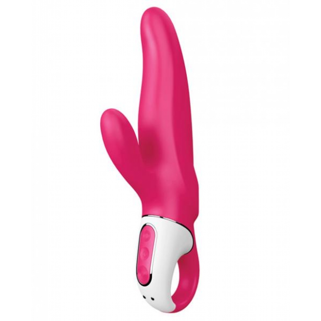 Satisfyer Vibes Mr. Rabbit Pink Vibrator - Double the Delight