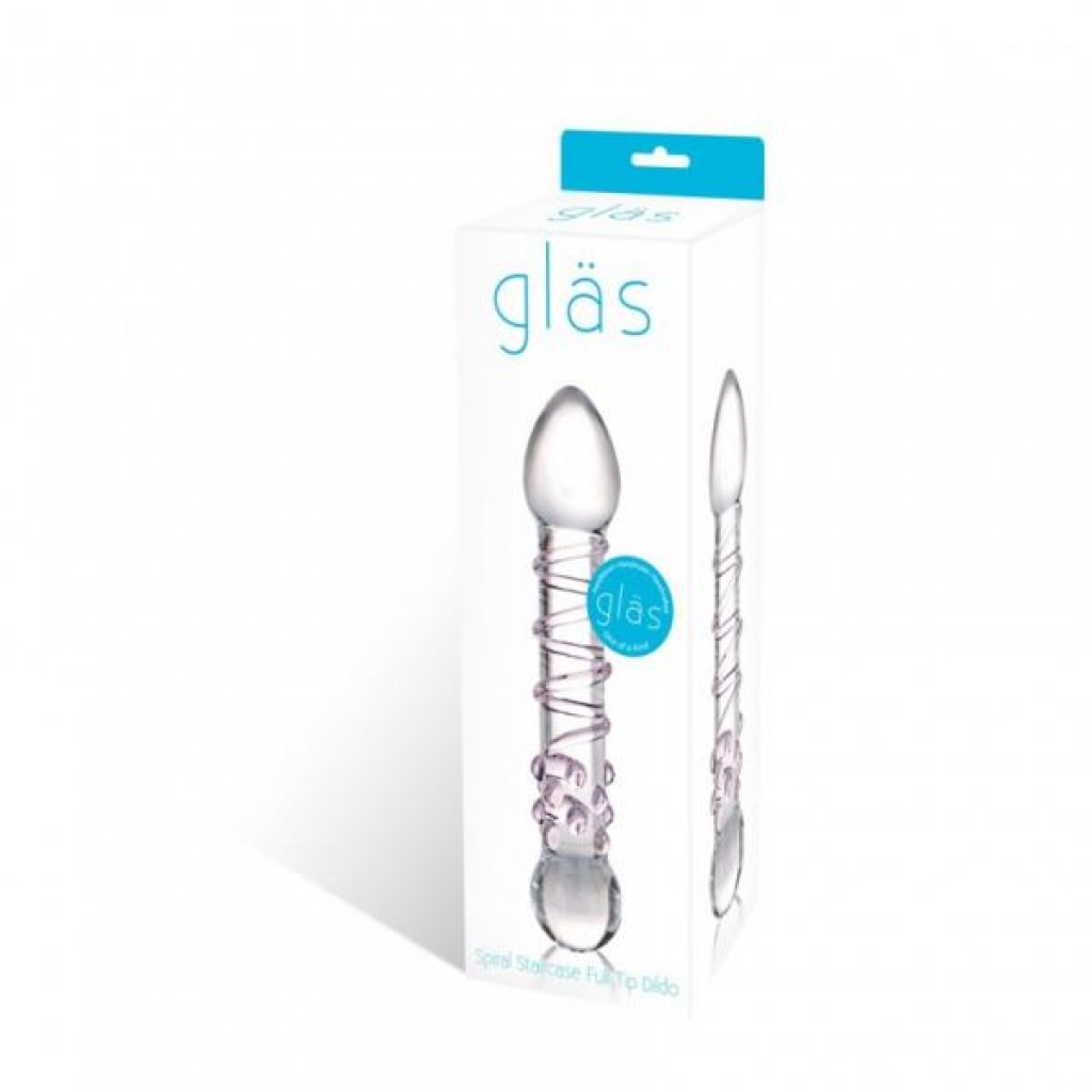 Artistic Spiral Glass Dildo for Deep Stimulation