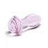 Glas 5-Inch Rosebud Glass Butt Plug