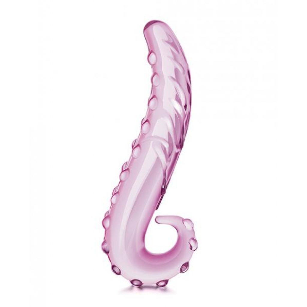 Dual-Ended Glas Ribbed G-Spot Glass Dildo