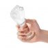 Glas 5-Inch Glass Fist Butt Plug - Clear