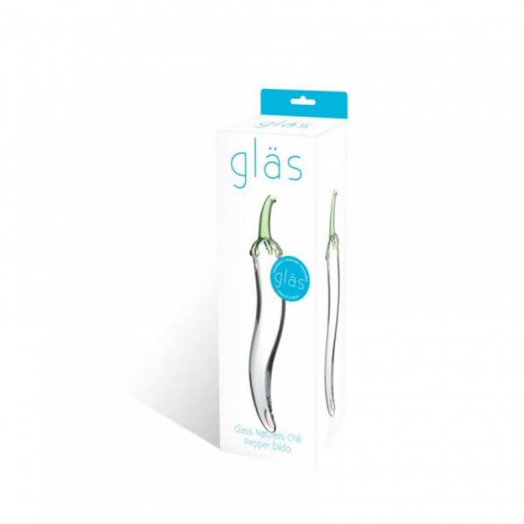 Glas Glass Naturals Chili Pepper Dildo - Clear