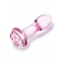 Glas 3pc Rosebud Butt Plug Set - Pink