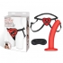 Lux Fetish Red Heart Strap-On Harness & 5-Inch Dildo Set