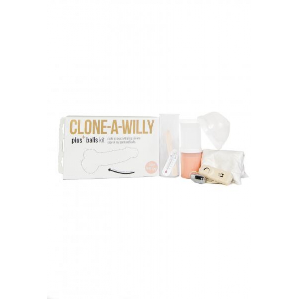 Clone A Willy Plus + Balls Kit - Beige