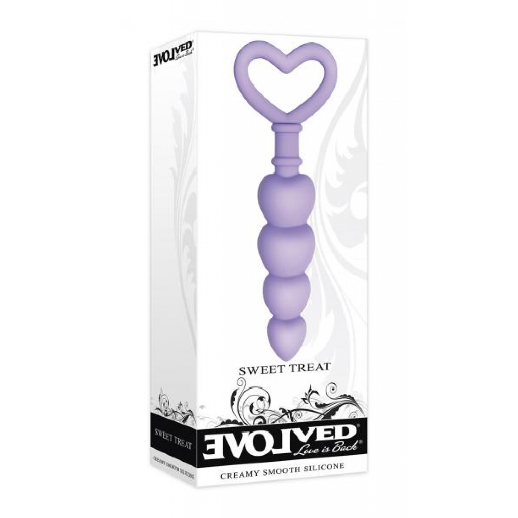 Evolved Sweet Treat - Heart-Shaped Beaded Anal Plug