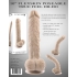 10-Inch Poseable Flexskin Dildo - True Feel - Light Beige