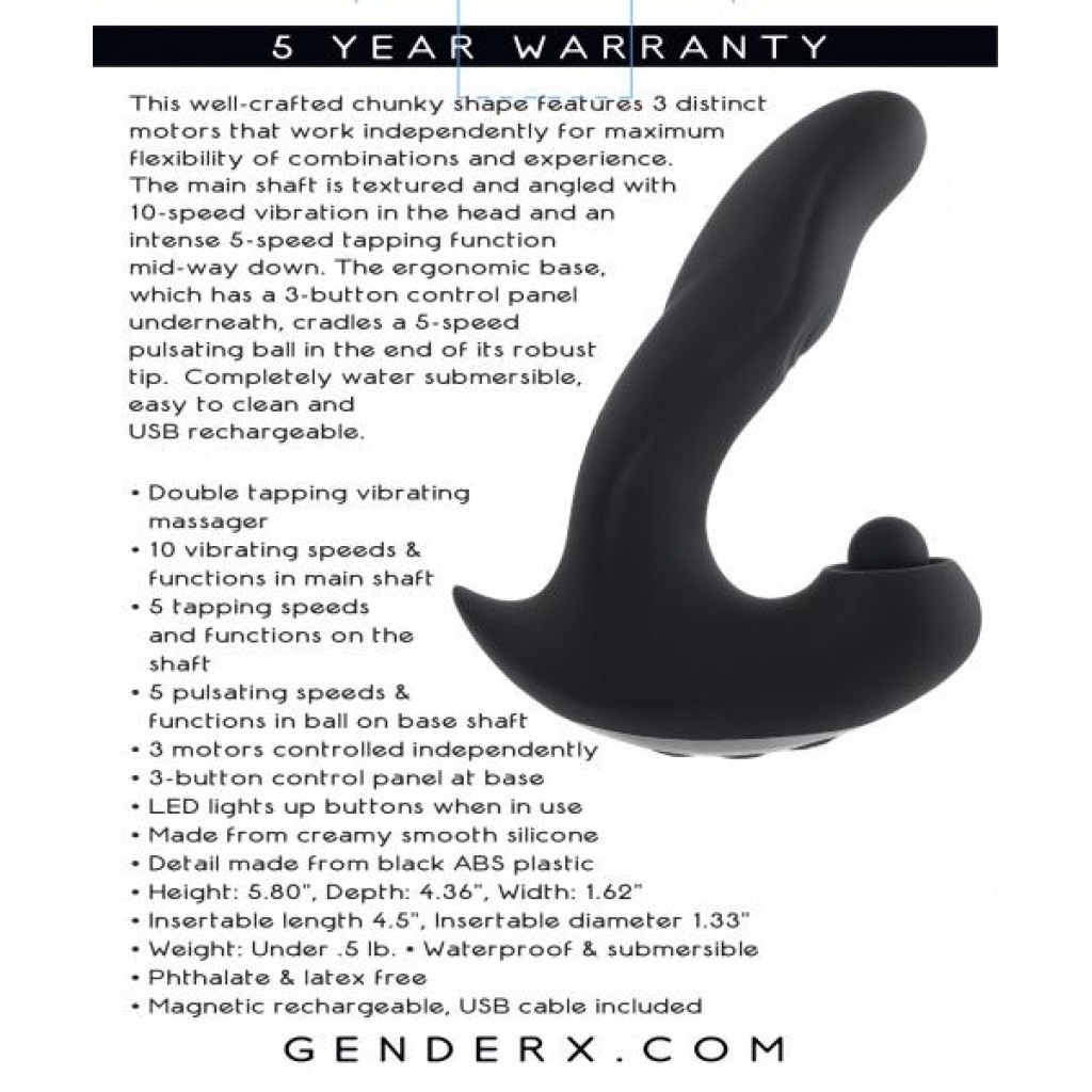 Gender X Mad Tapper - Advanced Massager