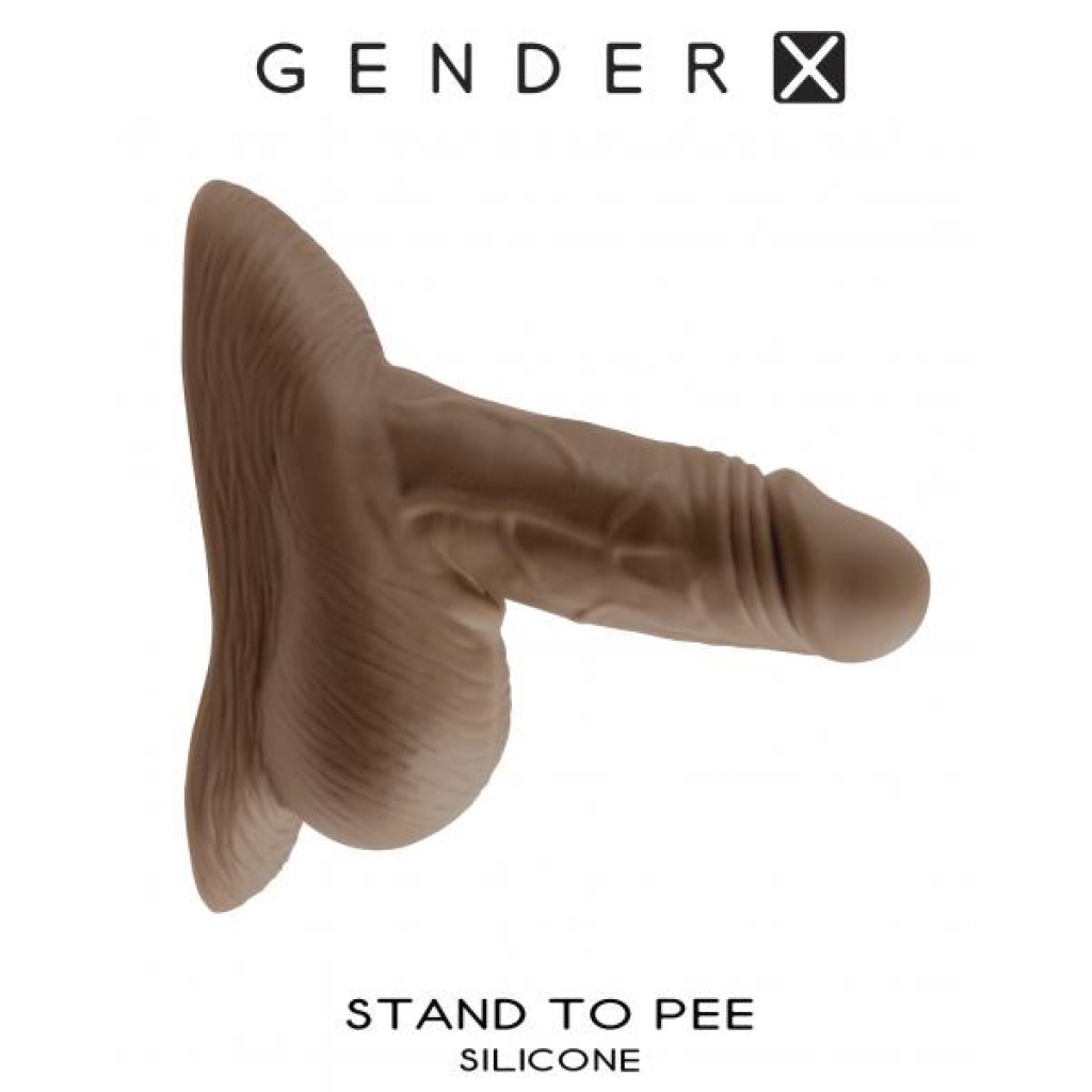 Gender X Stand To Pee Silicone - Dark Skin Tone