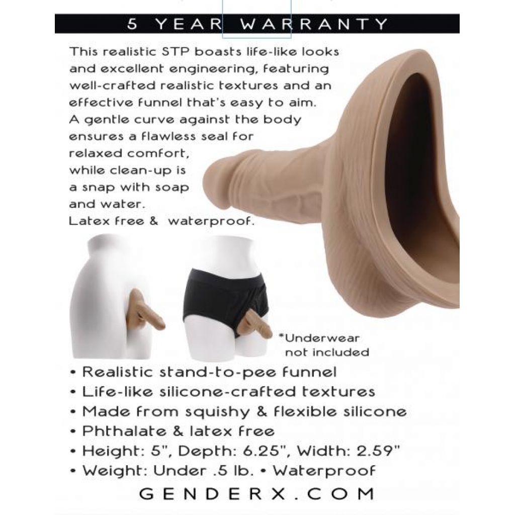 Gender X Stand To Pee - Medium Silicone - Skin Tone